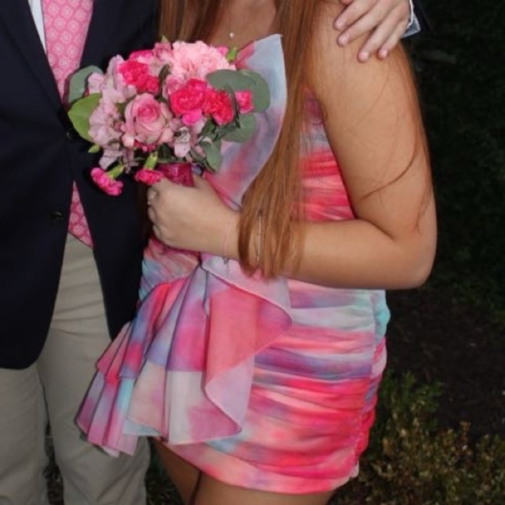 Teen Idol multi color Formal Dress